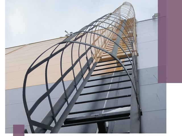 Изготовление и монтаж пожарных лестниц в Карабулаке профессионально