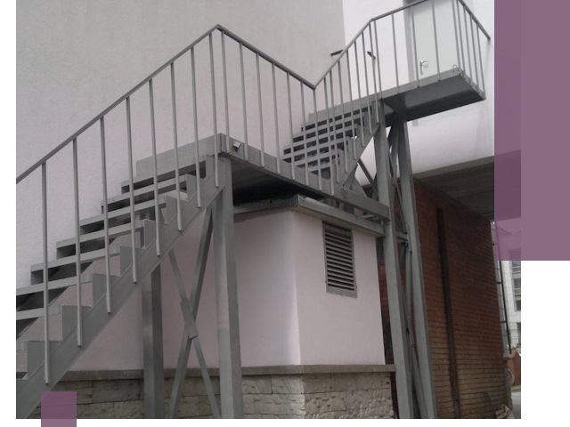 Монтаж пожарных лестниц под ключ в Карабулаке с гарантией качества