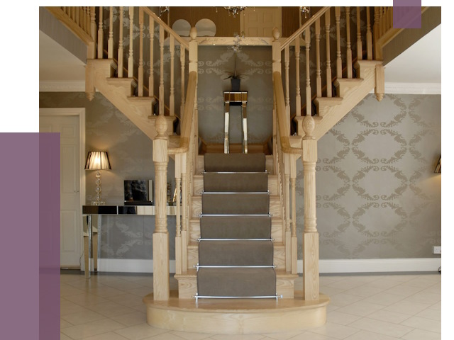 Монтаж деревянных лестниц в Карабулаке от 7695 руб. 