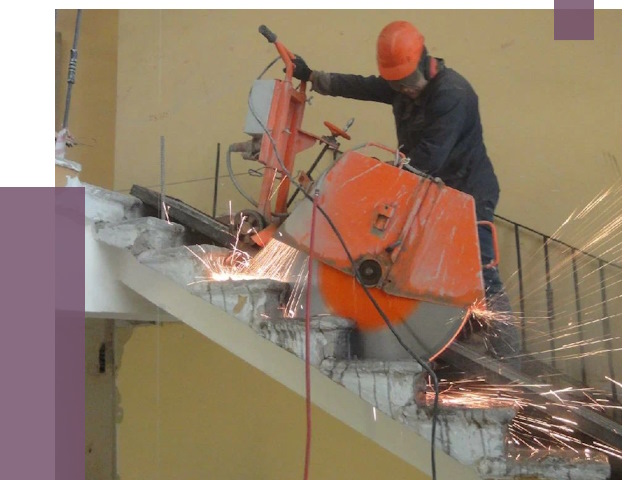 Демонтаж бетонных лестниц в Карабулаке от 4648 руб. за м2 | ПРОЛЁТ-Крб