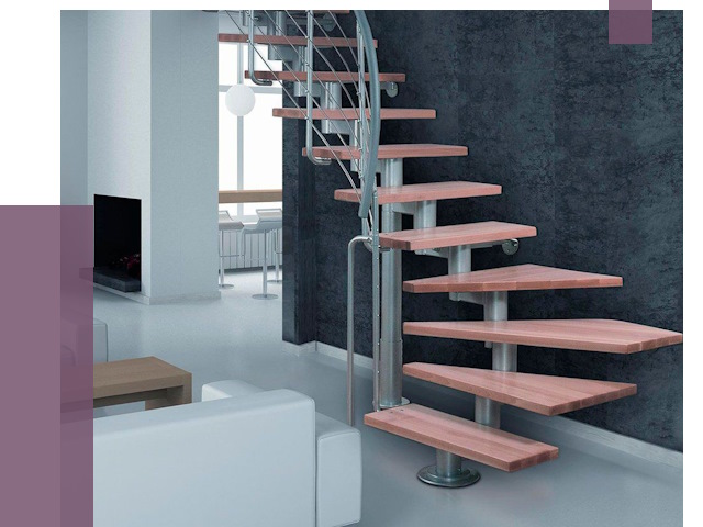 Модульные лестницы в Карабулаке от 17043 руб. — купить в ПРОЛЁТ-Крб