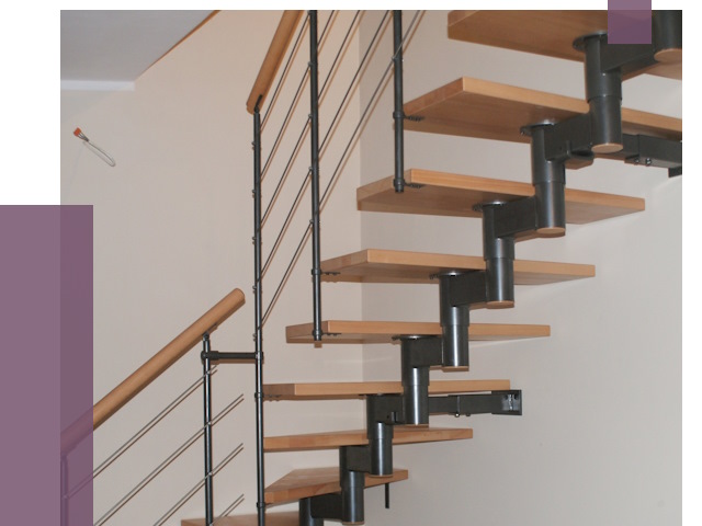 Изготовление модульных лестниц в Карабулаке от 11620 руб. 