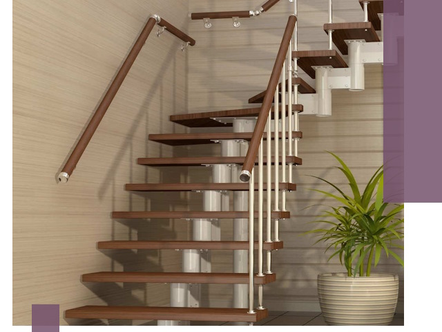 Изготовление модульных лестниц под ключ в Карабулаке