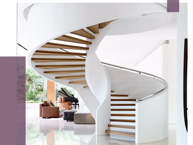 Винтовые лестницы в Карабулаке под ключ от 49063 руб. | ПРОЛЁТ-Крб