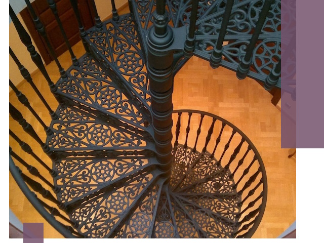 Винтовые лестницы под ключ в Карабулаке: производство и монтаж