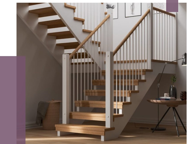 Маршевые лестницы в Карабулаке от 38476 руб. — монтаж | ПРОЛЁТ-Крб