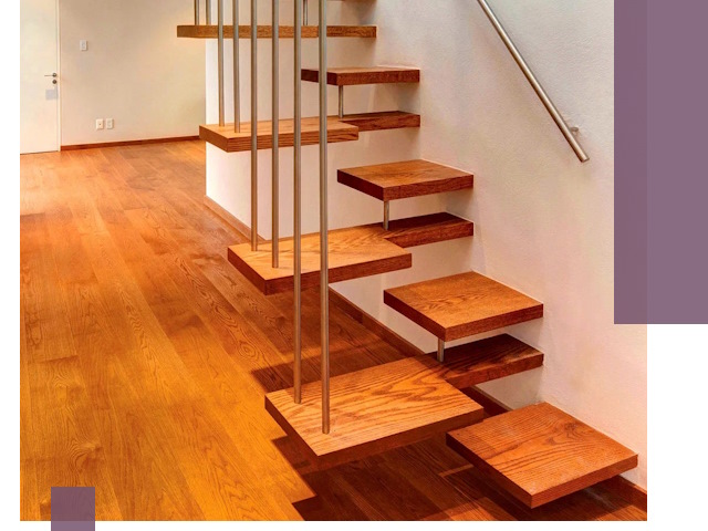 Лестницы «гусиный шаг» на заказ в Карабулаке для узких пространств