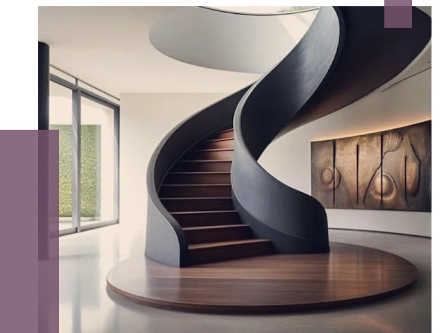 Элитные лестницы под заказ в Карабулаке от 191087 руб. — ПРОЛЁТ-Крб