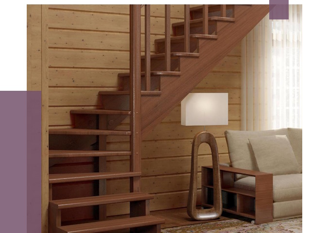 Лестницы эконом класса в Карабулаке от 18437 руб. бюджетные решения