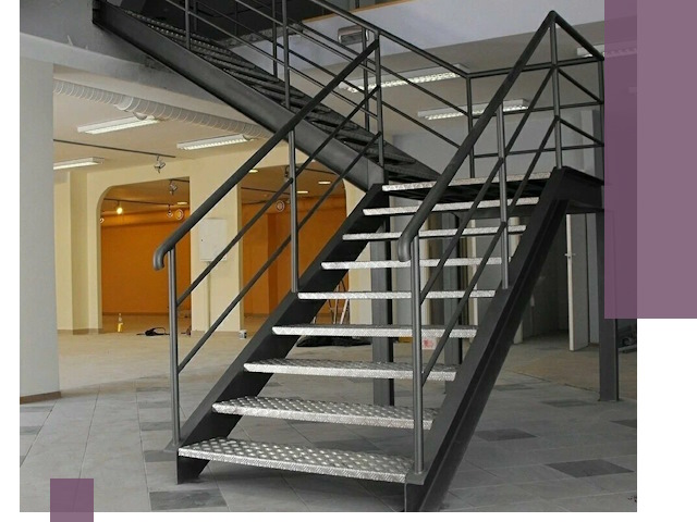 Лестницы для офиса в Карабулаке: изготовление, монтаж, демонтаж