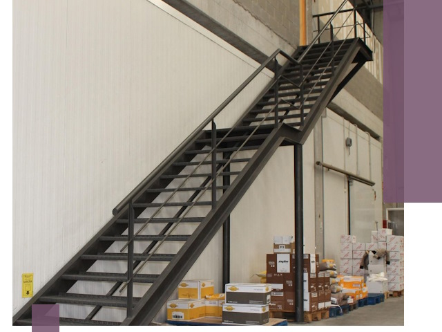Лестницы для производства в Карабулаке — изготовление и монтаж