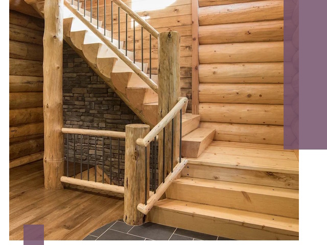 Лестницы в баню под заказ и профессиональный монтаж в Карабулаке