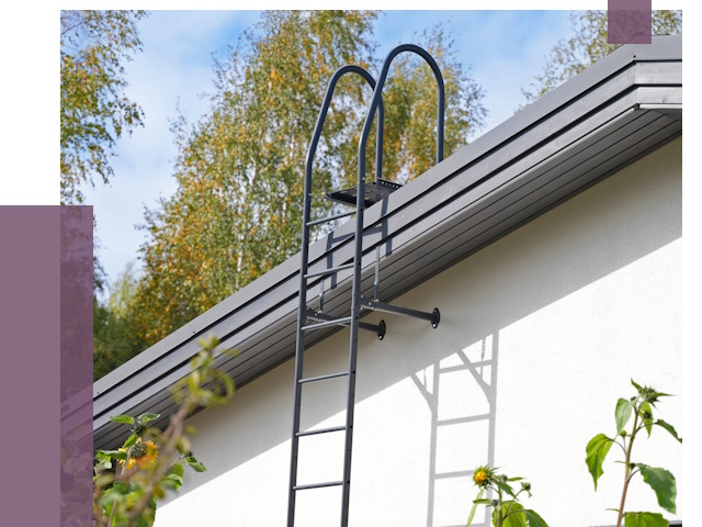 Лестницы на крышу в Карабулаке от 19315 руб. — монтаж и монтаж ПРОЛЁТ-Крб