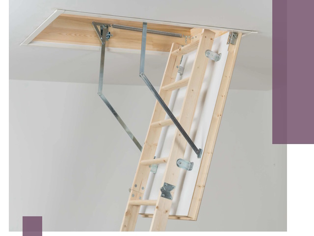 Установка чердачной лестницы под ключ в Карабулаке