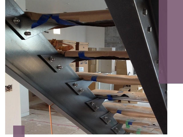 Усиление лестничных конструкций и усиление опор в Карабулаке