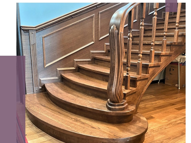 Дубовые лестницы под ключ в Карабулаке от 178175 руб. — ПРОЛЁТ-Крб