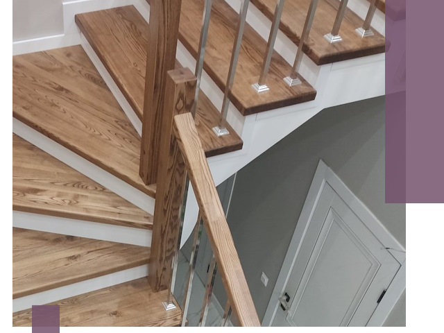 Обшивка металлических лестниц под ключ в Карабулаке