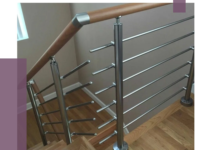 Изготовление перил в Карабулаке от 4648 руб. — перила на заказ | ПРОЛЁТ-Крб