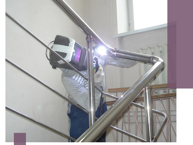 Монтаж перил и ограждений качественно в Карабулаке