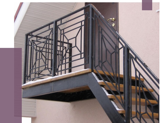 Металлические перила в Карабулаке от 4338 руб.  | ПРОЛЁТ-Крб