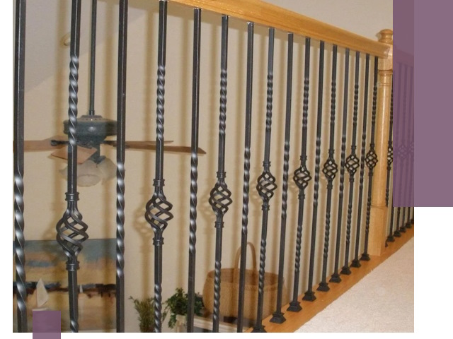 Изготовление и монтаж кованных перил в Карабулаке под ключ