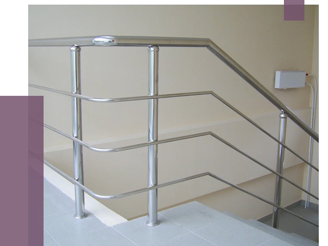 Алюминиевые перила в Карабулаке от 6404 руб. под ключ | ПРОЛЁТ-Крб