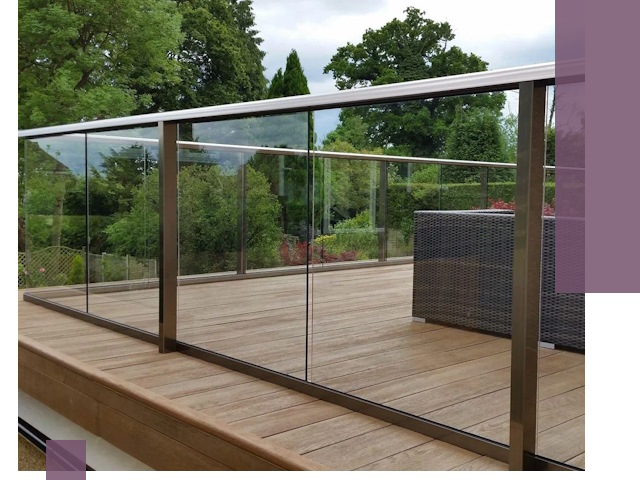 Алюминиевые перила на заказ в Карабулаке — монтаж и гарантия