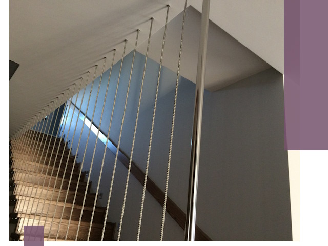 Тросовые перила под ключ в Карабулаке — производство и монтаж