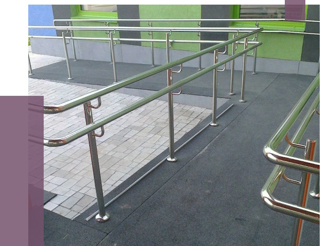 Ограждения пандусов в Карабулаке от 4390 руб. монтаж | ПРОЛЁТ-Крб