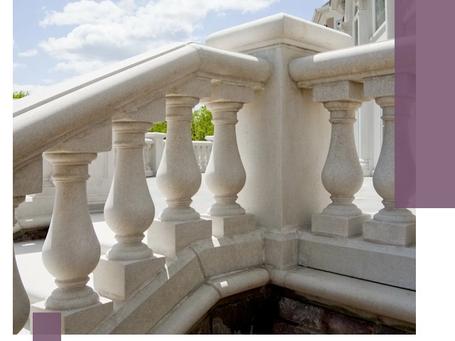 Балюстрады из металла и камня под ключ в Карабулаке