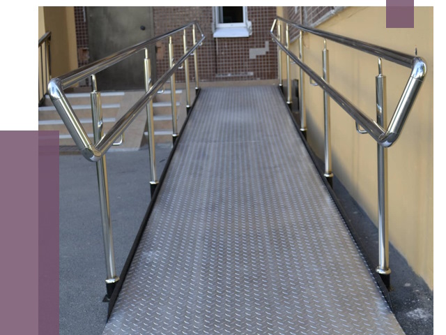 Пандусы в Карабулаке от 12395 руб. — установка для инвалидов | ПРОЛЁТ-Крб