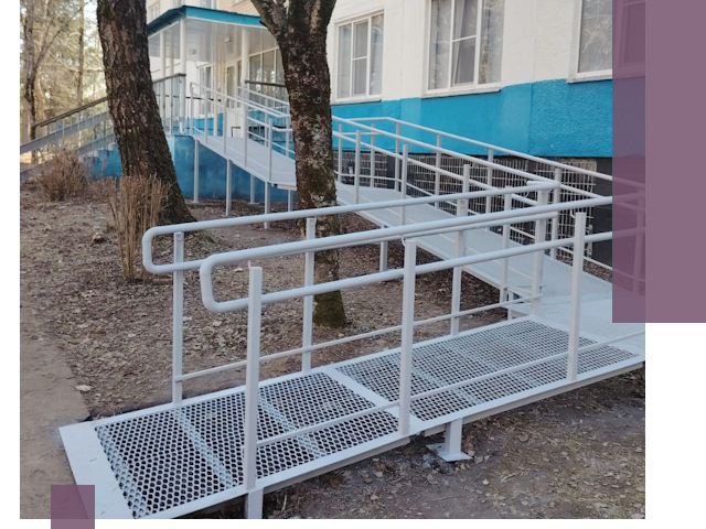 Пандусы под ключ в Карабулаке: изготовление, монтаж и демонтаж