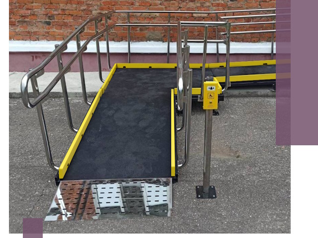 Изготовление наклонных пандусов для инвалидов в Карабулаке