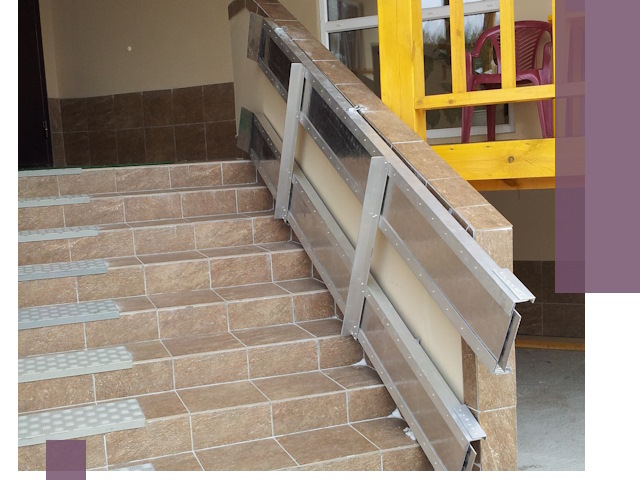 Откидные пандусы под ключ в Карабулаке — монтаж и демонтаж