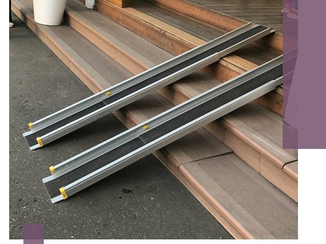 Телескопические пандусы под ключ в Карабулаке — изготовление и монтаж