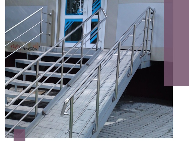 Пандус на крыльцо под ключ в Карабулаке: монтаж и изготовление