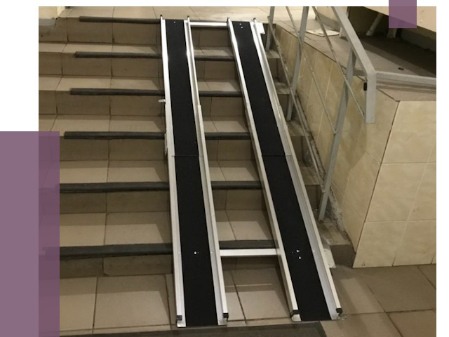 Установка пандуса в подъезд в Карабулаке от 8057 руб. под ключ | ПРОЛЁТ-Крб