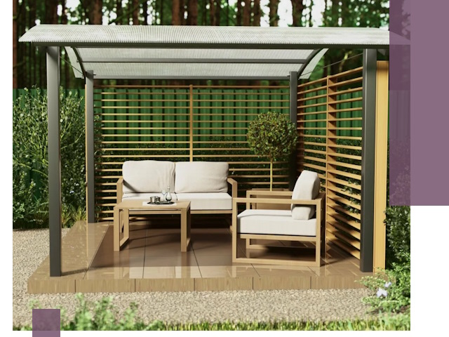 Навесы для дачи в Карабулаке: изготовление, монтаж и демонтаж