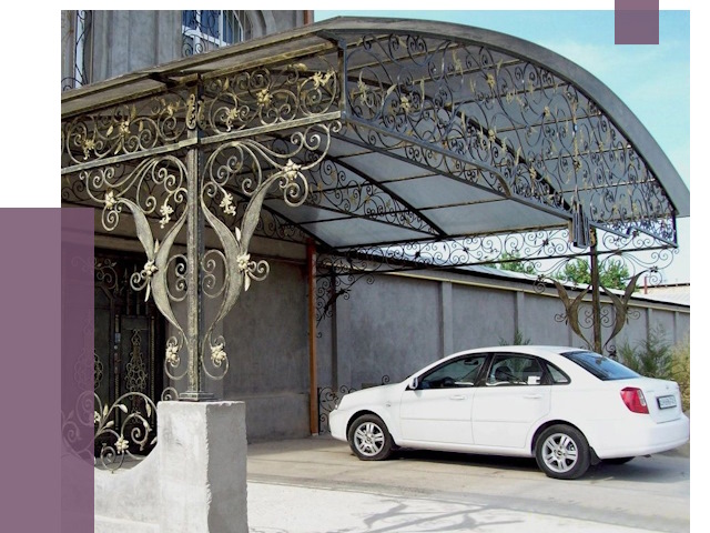 Кованые навесы в Карабулаке от 14719 руб. | ПРОЛЁТ-Крб