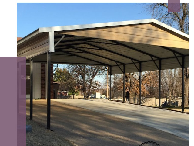 Двускатные навесы в Карабулаке от 8108 руб.  | ПРОЛЁТ-Крб