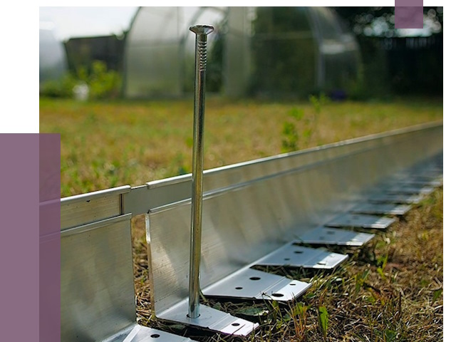 Металлические бордюры для газона в Карабулаке от 4338 руб. | ПРОЛЁТ-Крб