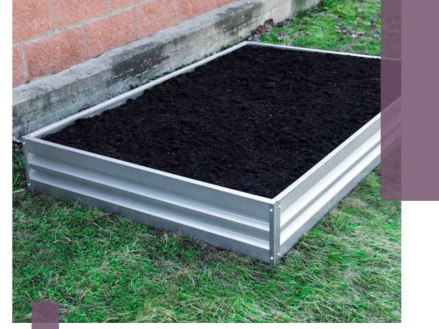 Металлические бордюры для грядок в Карабулаке: прочность и аккуратность