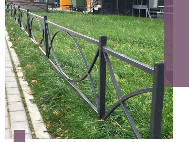 Газонные ограждения из металла в Карабулаке — монтаж и продажа