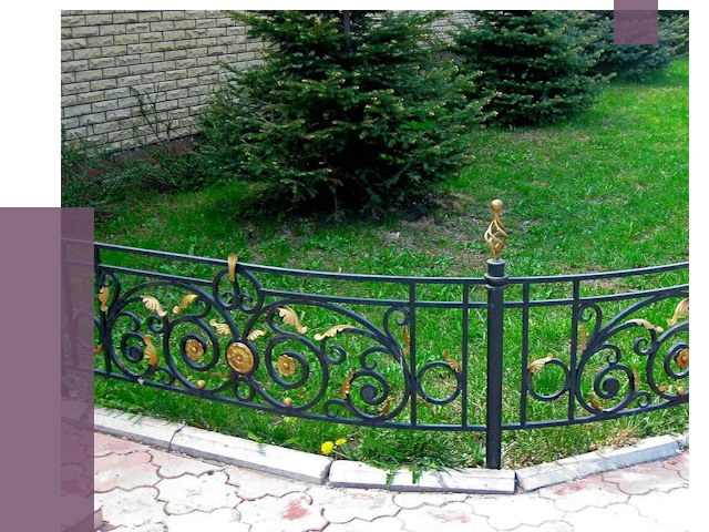 Кованые газонные ограждения в Карабулаке от 7695 руб. — ПРОЛЁТ-Крб