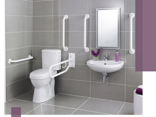 Поручни для санузлов в Карабулаке: установка, ремонт и монтаж