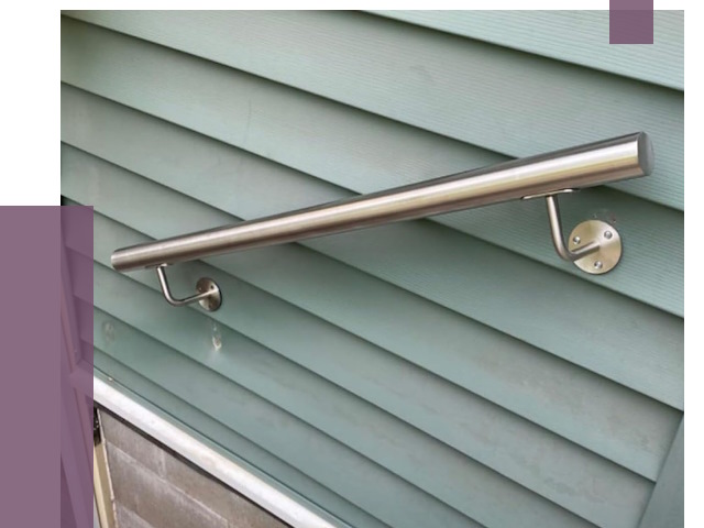 Поручни из нержавеющей стали в Карабулаке от 7747 руб.  | ПРОЛЁТ-Крб