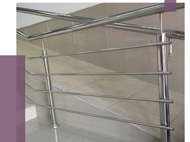 Изготовление поручней из нержавеющей стали в Карабулаке